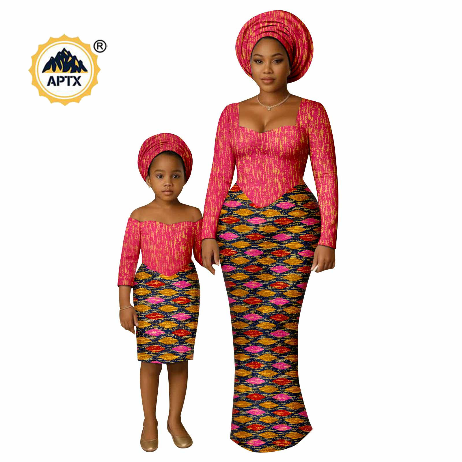 African Ankara Print - فساتين طويلة مطبوعة أفريقية للنساء ملابس