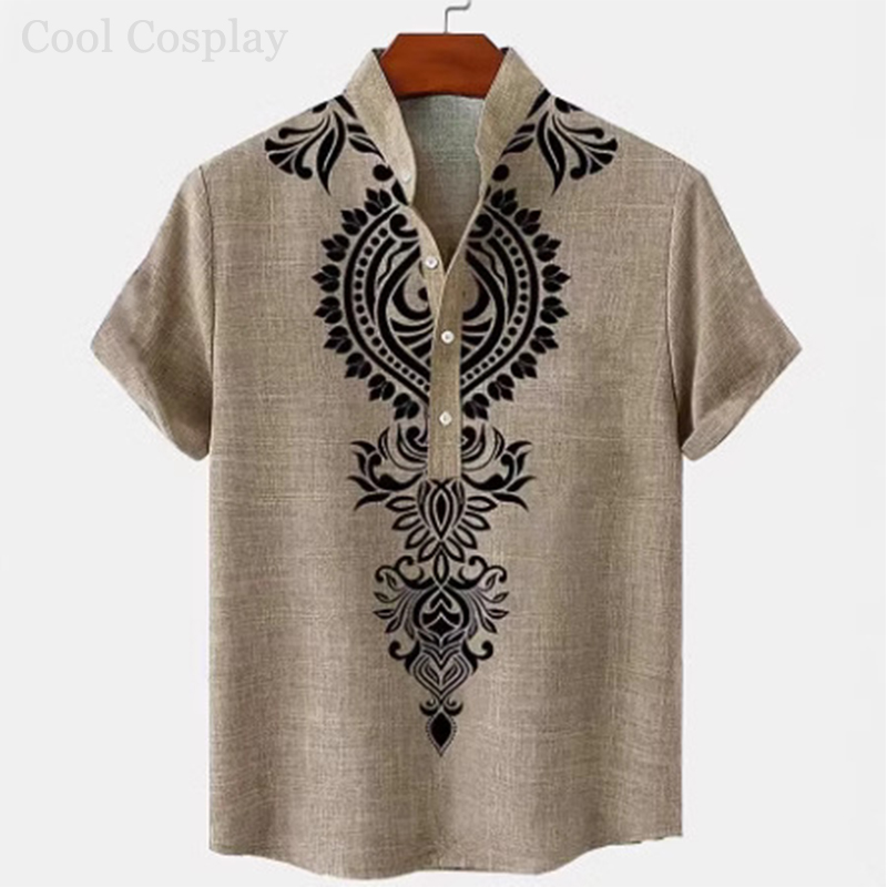 قميص هينلي رجالي بتصميم عتيق،  - مراجعة Ethnic Fashion For Men وسعره