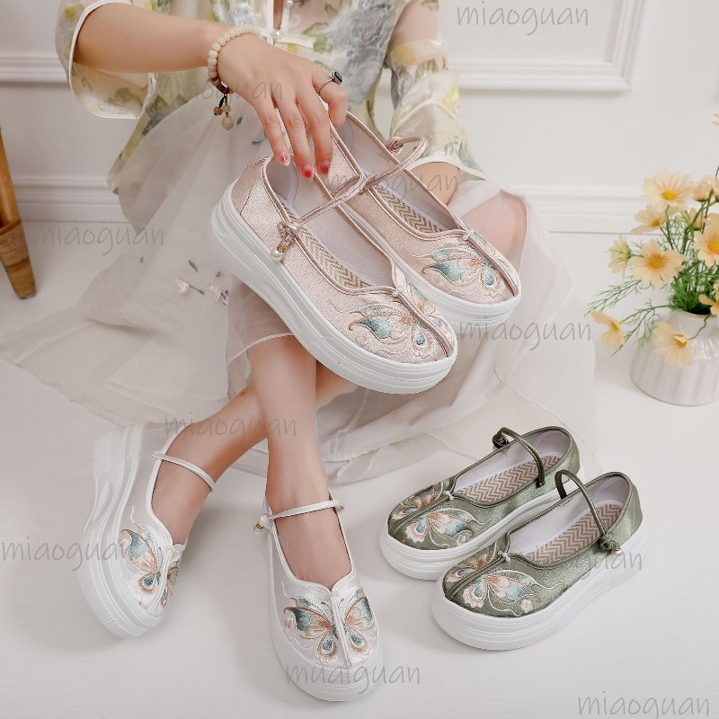 أحذية نسائية بنمط صيني مطرزة ب - مراجعة Ethnic Fabric وسعره