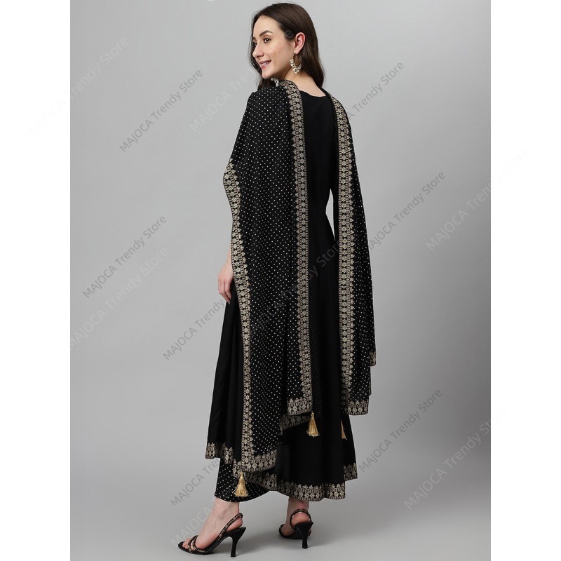 طقم كورتا وبنطلون أسود من الرا - مراجعة Salwar Kameez Set وسعره
