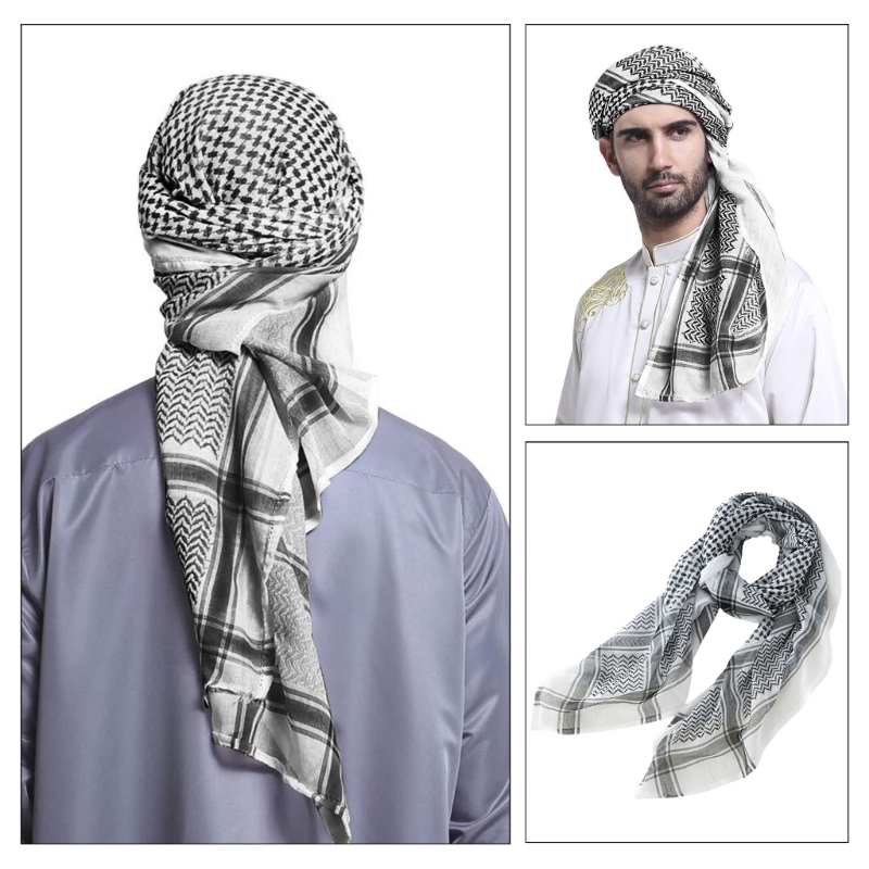 وشاح شماغ واقي من الشمس العرقي - مراجعة Ethnic Fashion For Men وسعره