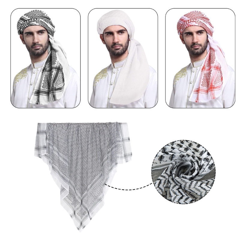 وشاح شماغ واقي من الشمس العرقي - مراجعة Ethnic Fashion For Men وسعره