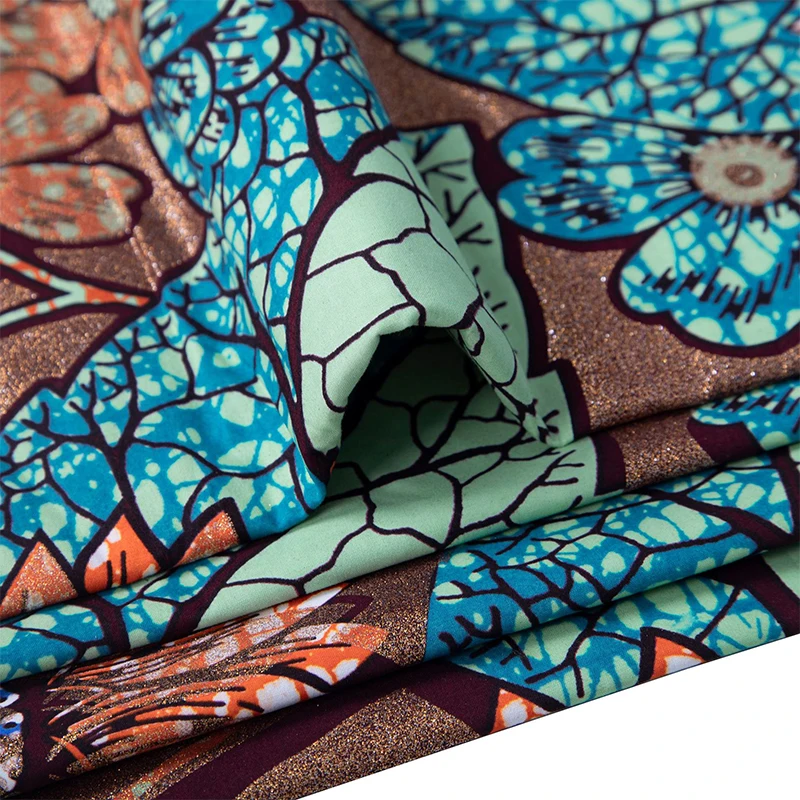 قماش أنقرة أفريقي قطني مطبوع ب - مراجعة African Ankara Print وسعره