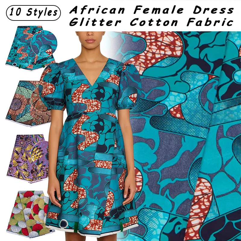 قماش أنقرة أفريقي قطني مطبوع ب - مراجعة African Ankara Print وسعره
