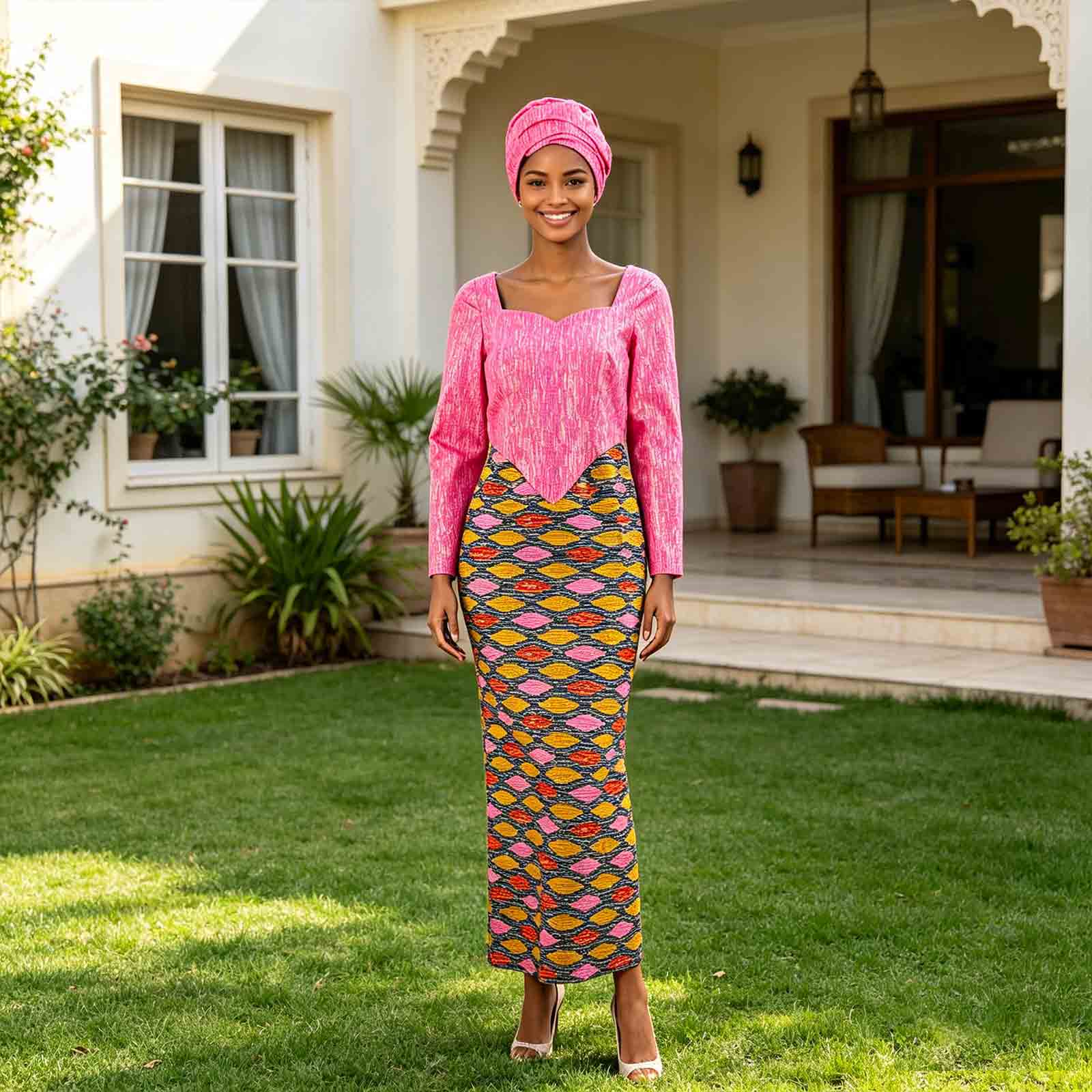 فساتين طويلة مطبوعة أفريقية لل - مراجعة African Ankara Print وسعره