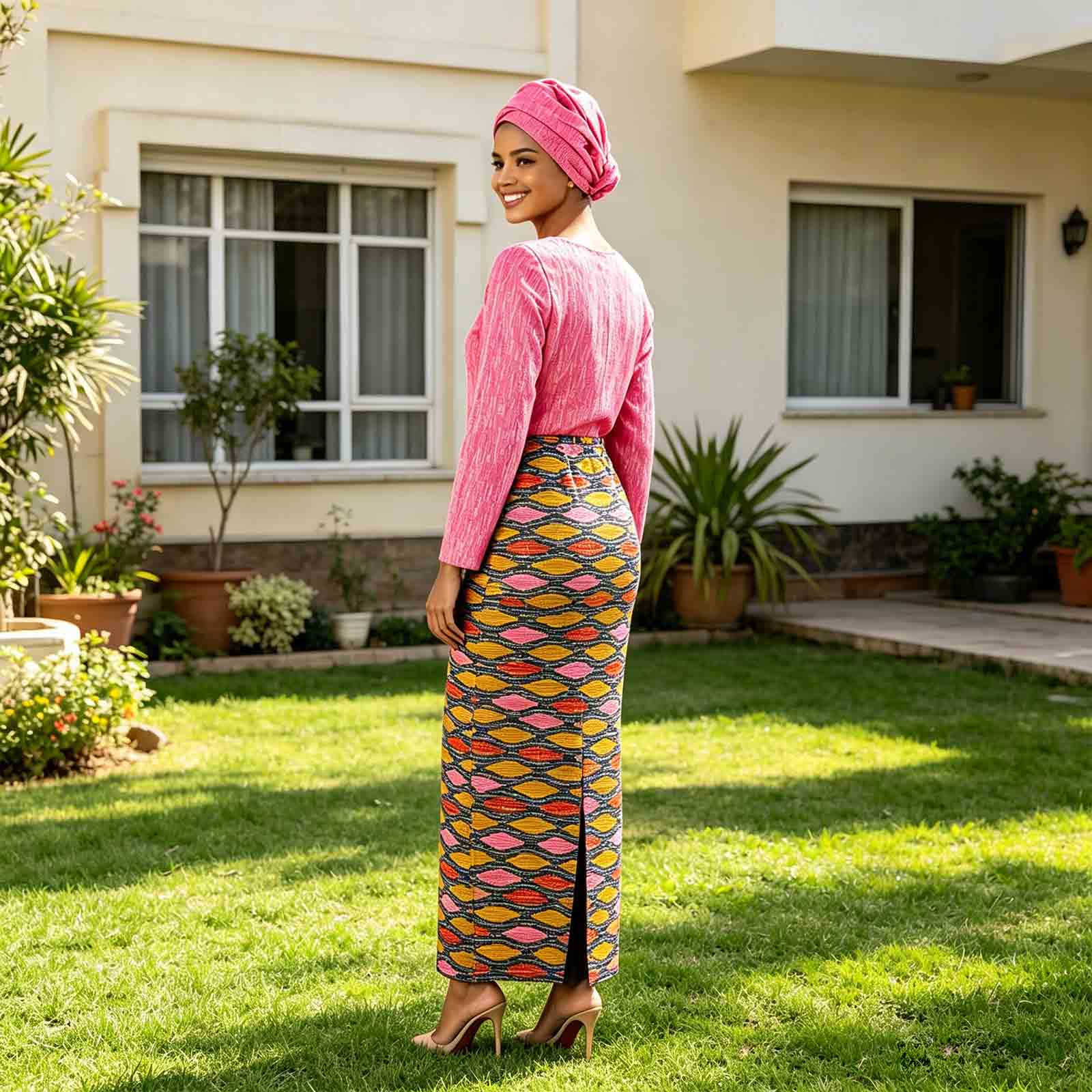فساتين طويلة مطبوعة أفريقية لل - مراجعة African Ankara Print وسعره