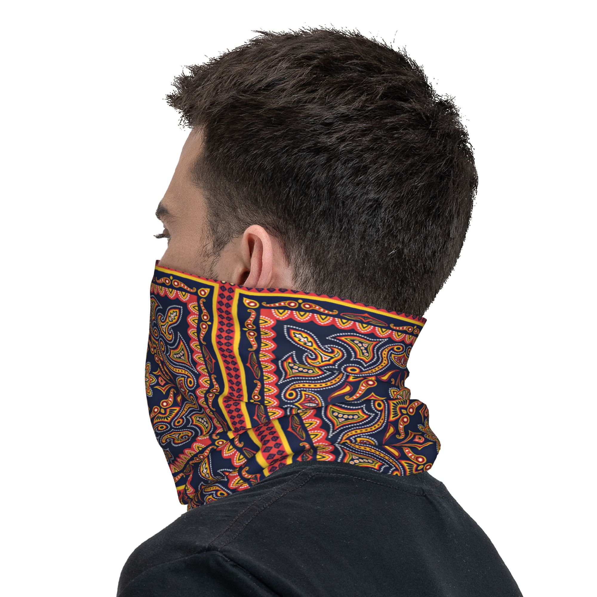 غطاء رقبة ووجه بتصميم عرقي منق - مراجعة Ethnic Fashion For Men وسعره
